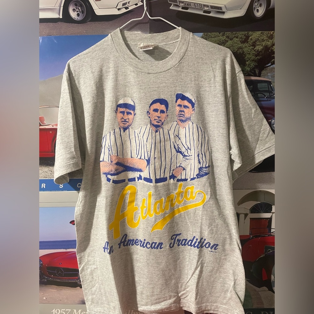 Vintage 1989 Atlanta Baseball T-shirt Size Xtra Large.